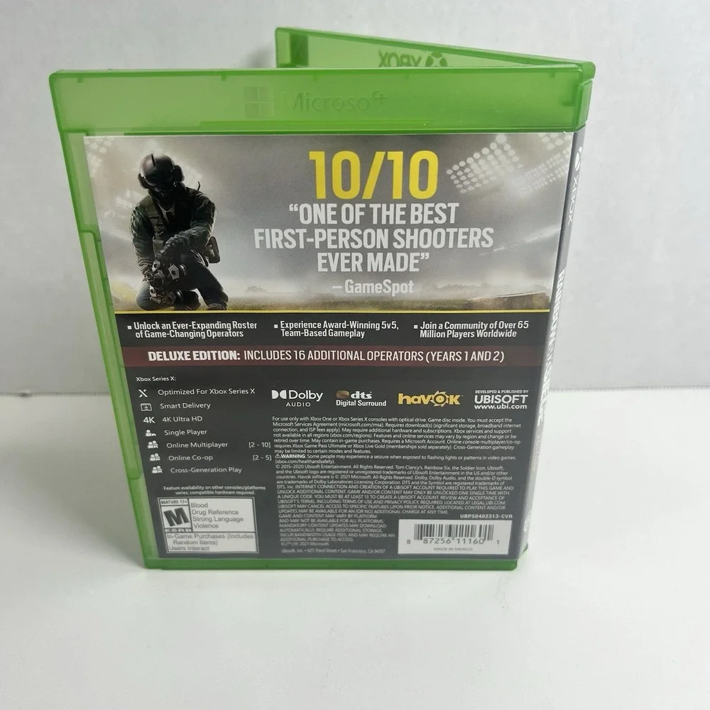 Rainbow Six Siege [Deluxe Edition] (Microsoft Xbox Series X, 2021)